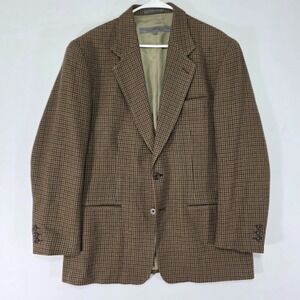 Le Collezioni Structure Men's Sport Coat Blazer Two Button Flannel Wool Medium‎